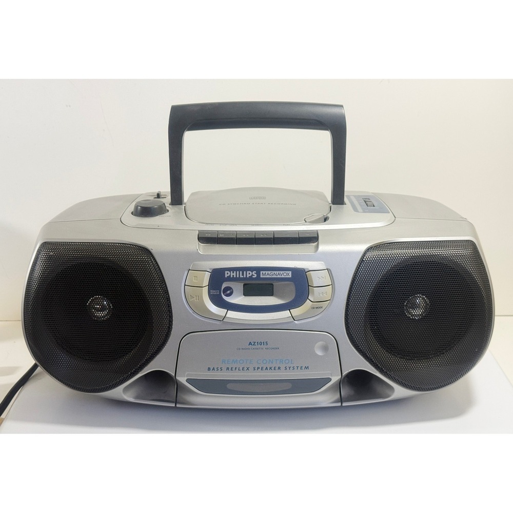 PHILIPS AZ1015 CD CASSETTE RADIO BOOMBOX (SEE DESCRIPTION)